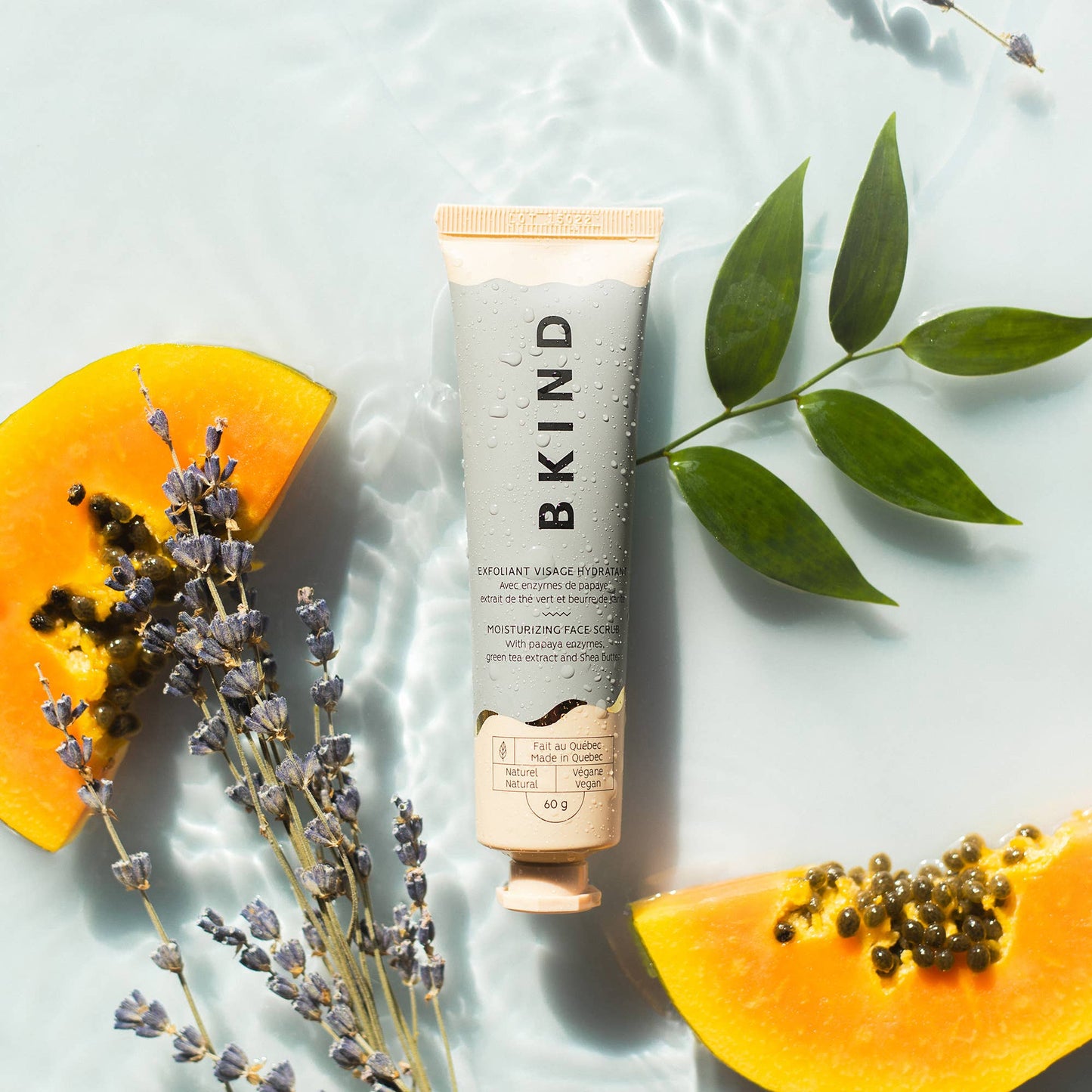 BKIND - Moisturizing Face Scrub - With papaya enzymes & green tea