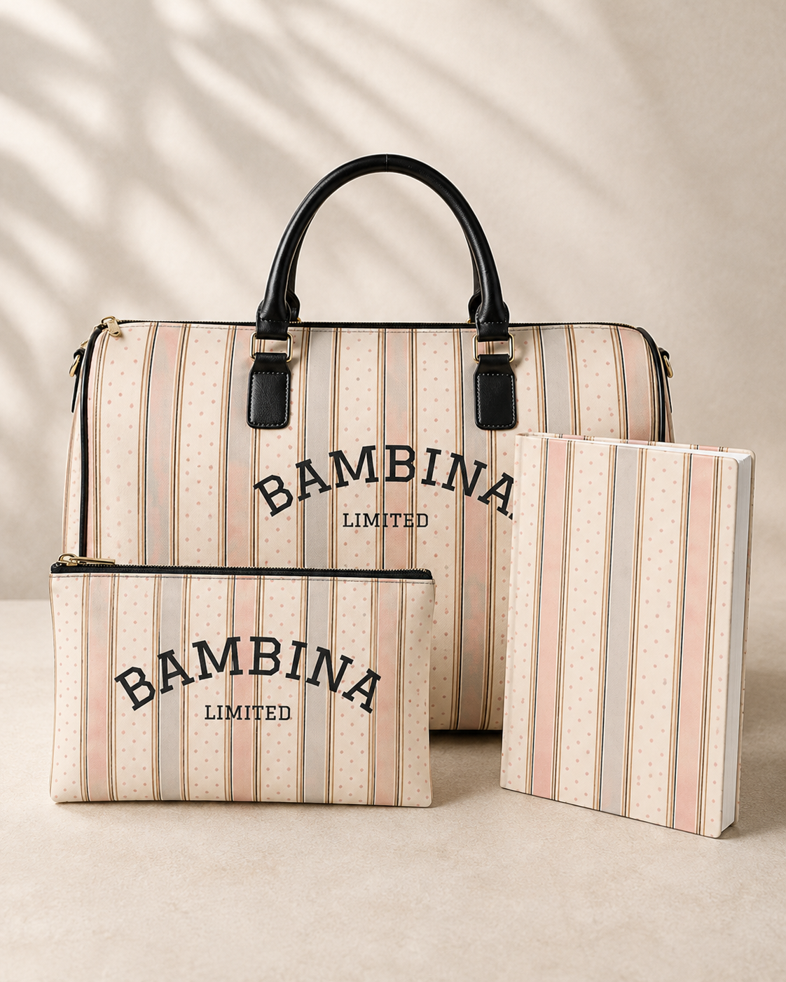 The Bespoke Bambina| Faux Leather Travel Bag
