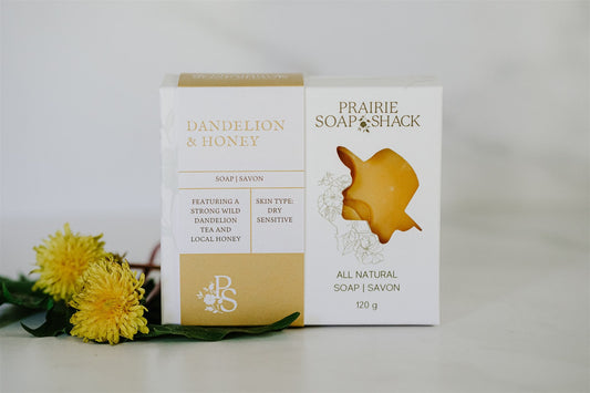Prairie Soap Shack | Dandelion & Honey Soap *Unscented for Very Sensitive Skin*