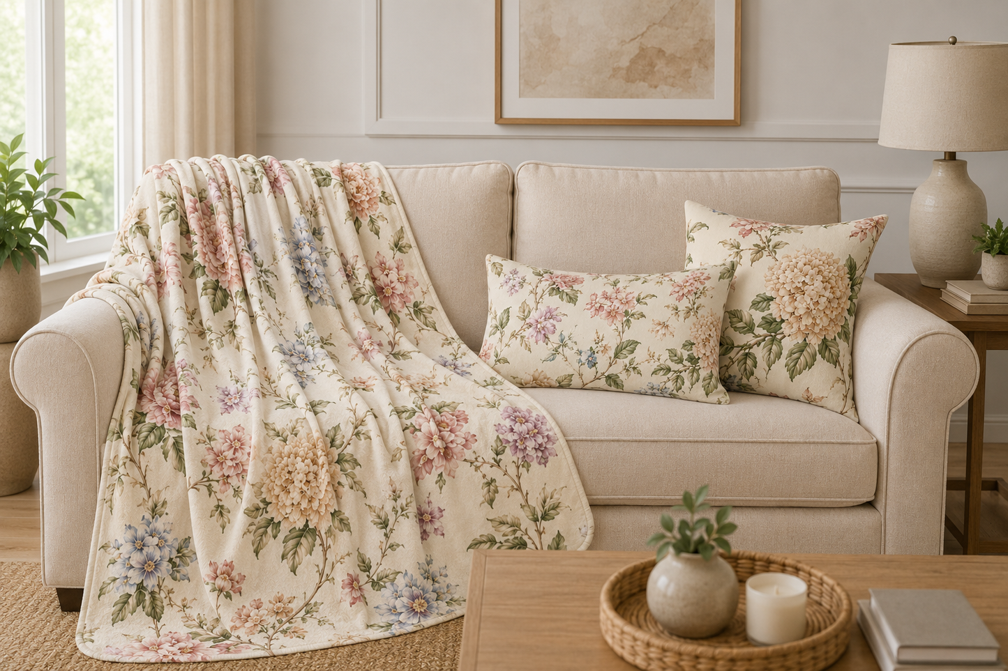 Bespoke Bambina | Heirloom Bloom | Lumbar Pillow