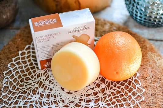 Prairie Soap Shack | Conditioner Bar - Grapefruit Orange
