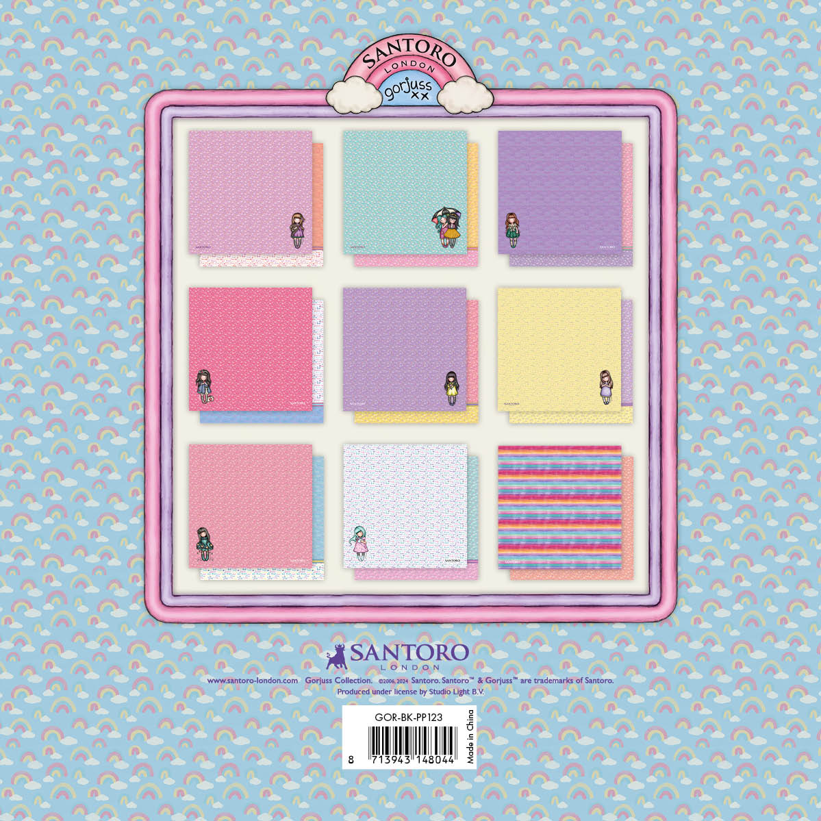 Santoro London | Gorjuss  Be Kind | Paper Pad 18 Designs
