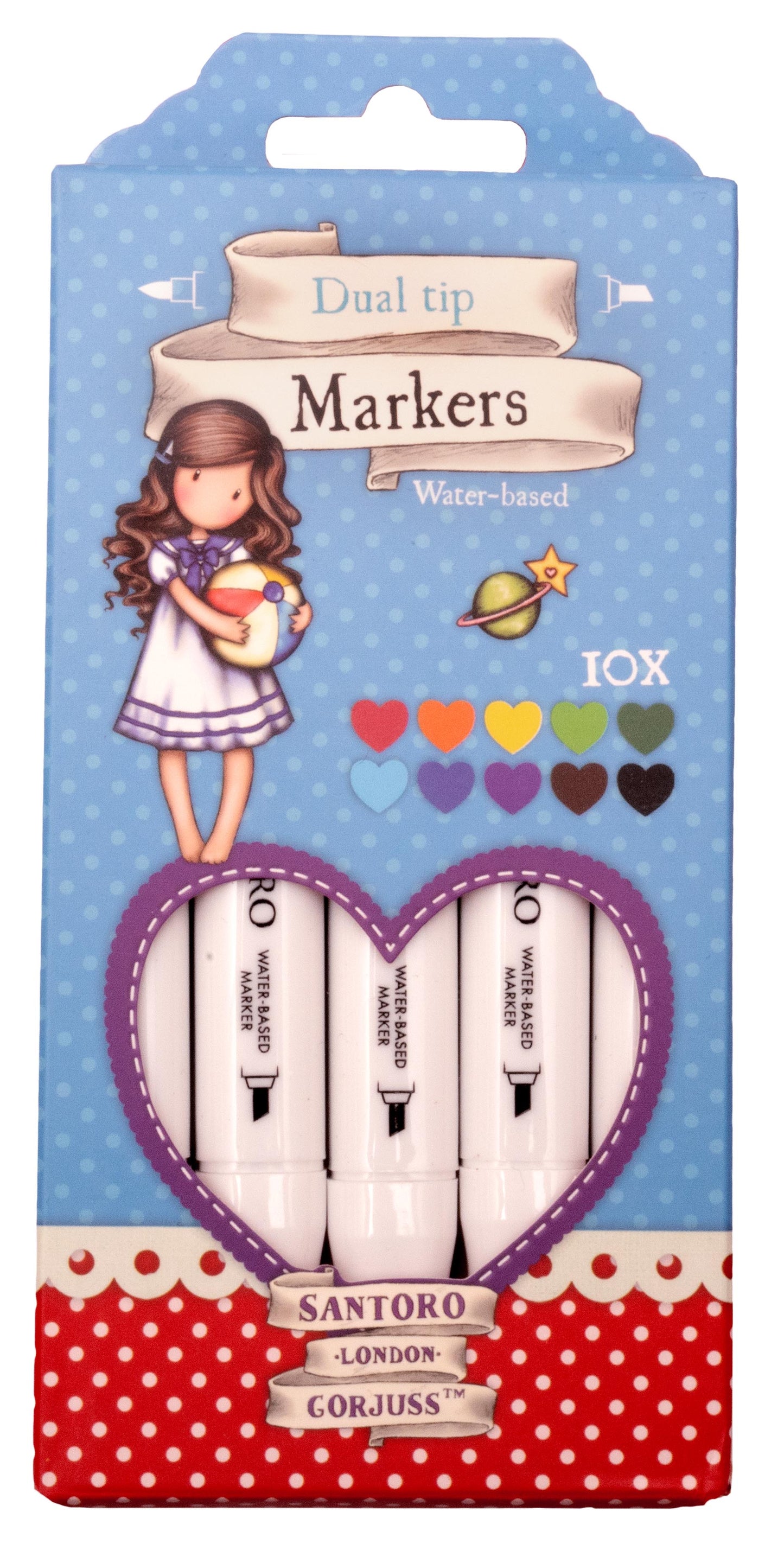 Santoro London| Gorjuss Light Markers | Essentials 10 PC