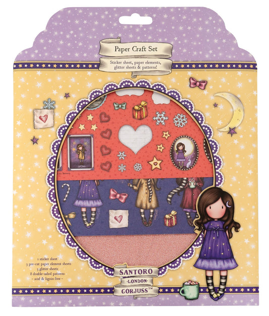 Santoro London | Gorjuss | Stickers & Glitter Essentials 15 Sheets