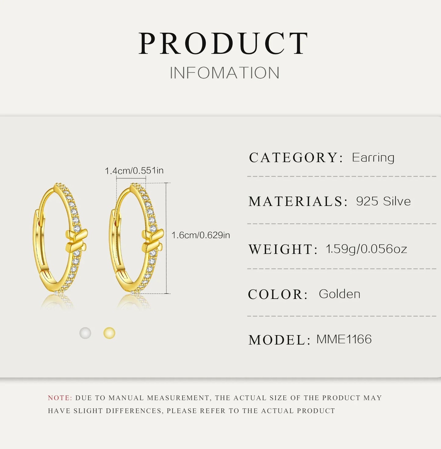 Sterling Silver Knot Hoops Earrings
