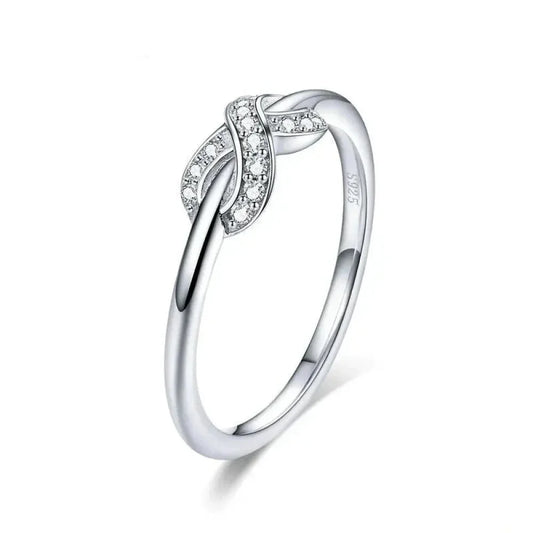 Sterling Silver Infinity Ring (Forever Bound)