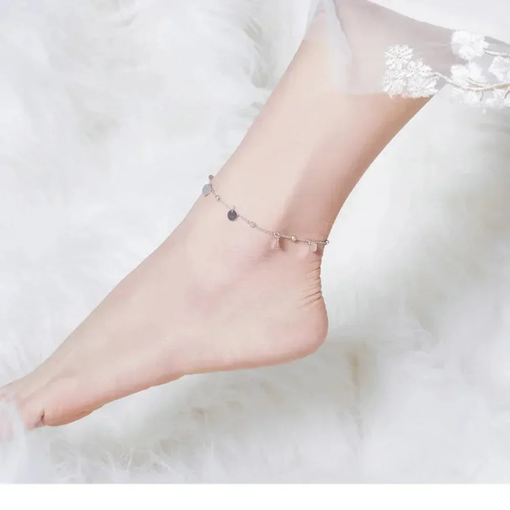 The Modern Geometric 925 Sterling Silver Anklet