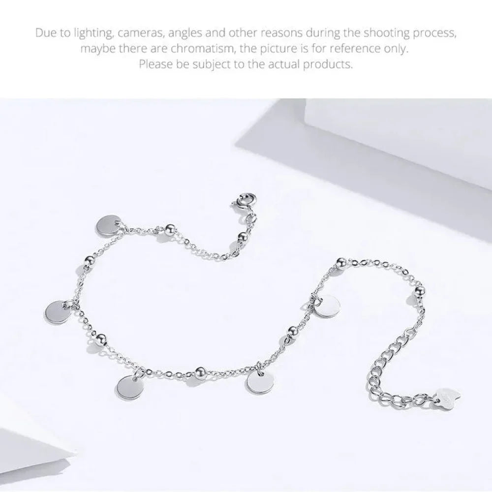 The Modern Geometric 925 Sterling Silver Anklet