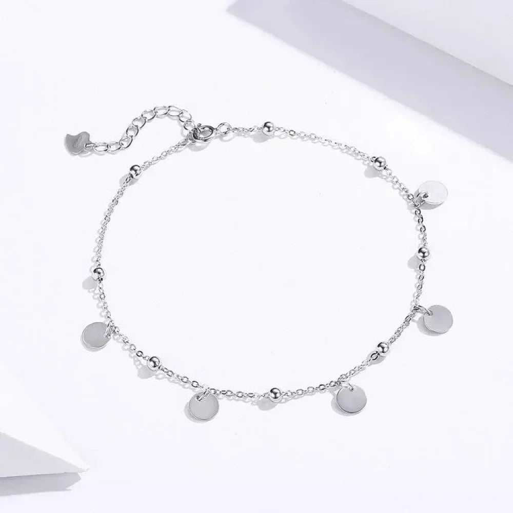 The Modern Geometric 925 Sterling Silver Anklet