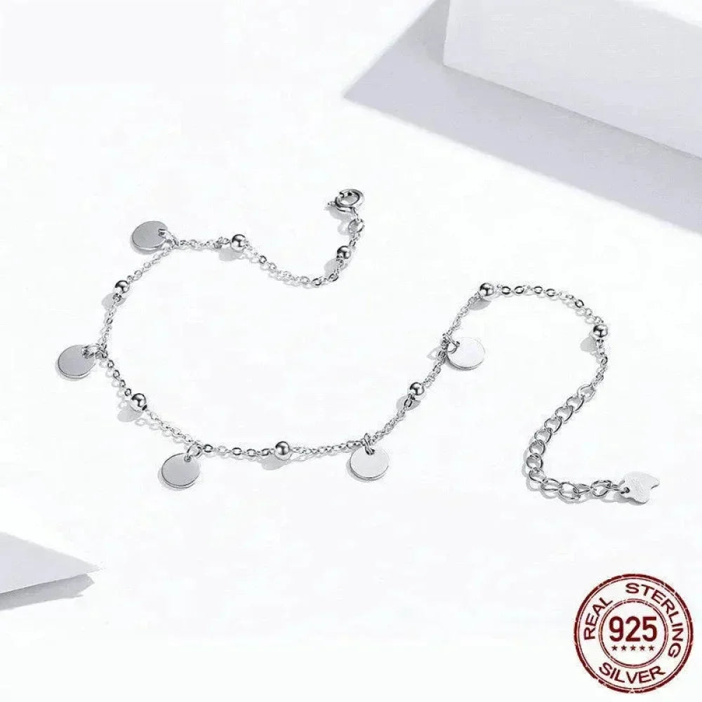 The Modern Geometric 925 Sterling Silver Anklet