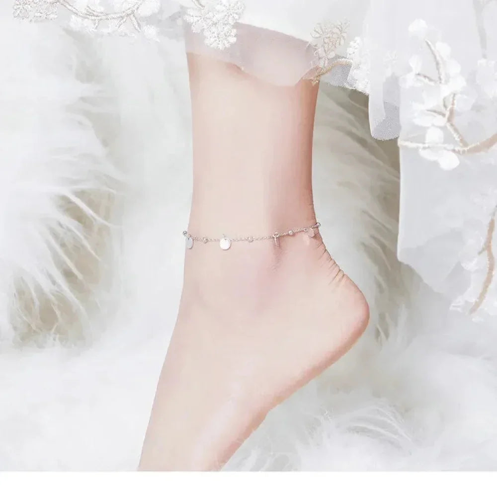 The Modern Geometric 925 Sterling Silver Anklet