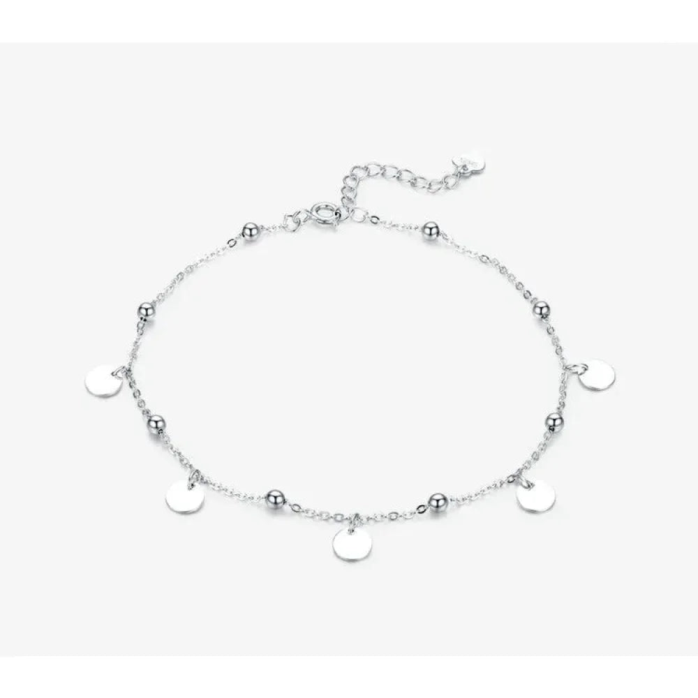 The Modern Geometric 925 Sterling Silver Anklet