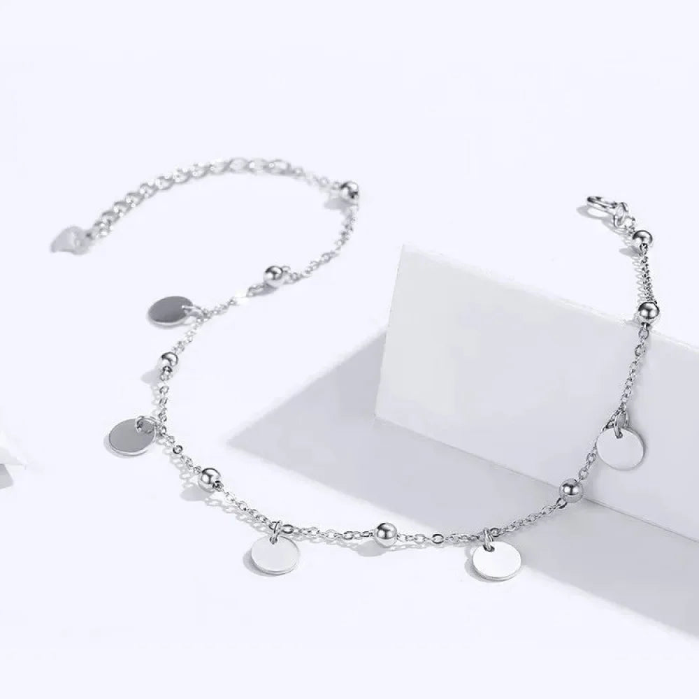 The Modern Geometric 925 Sterling Silver Anklet