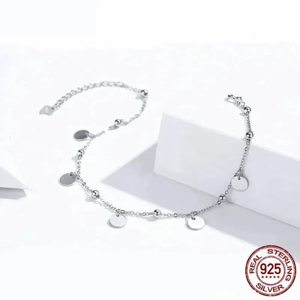 The Modern Geometric 925 Sterling Silver Anklet