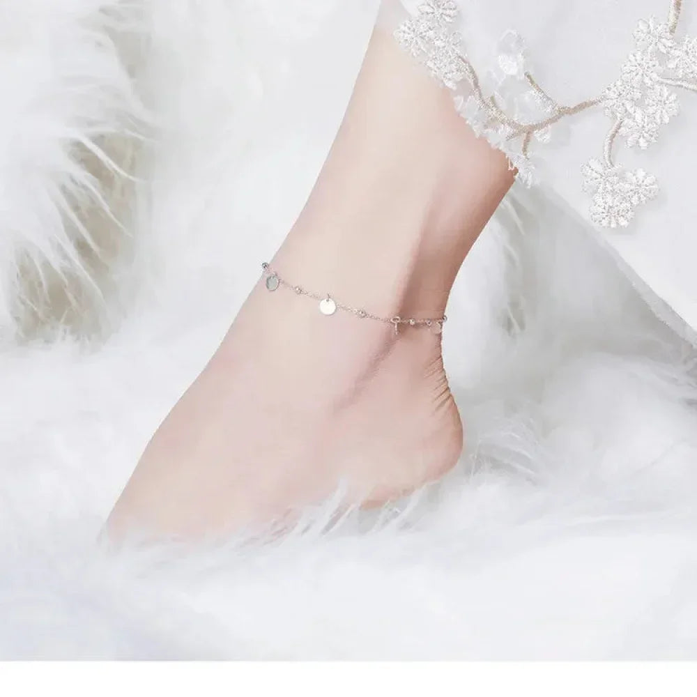 The Modern Geometric 925 Sterling Silver Anklet