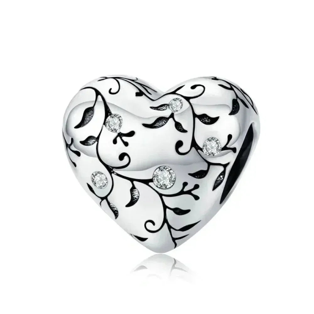 Dazzle in Elegance with 925 Sterling Silver CZ Beads for Bracelets & Bangles