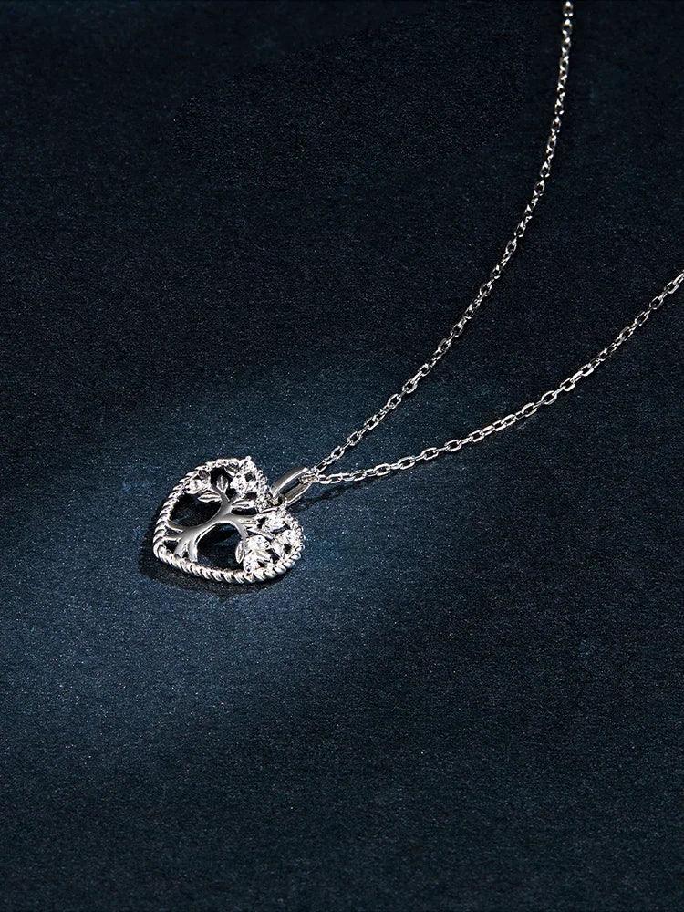 Heart of Nature Sterling Silver Tree of Life Pendant Necklace