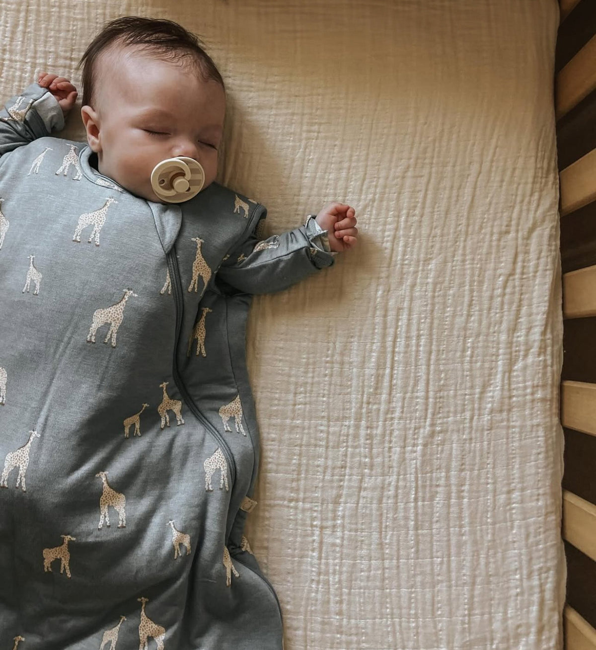 Organic Cotton Muslin Crib Fitted Sheets - Ivory