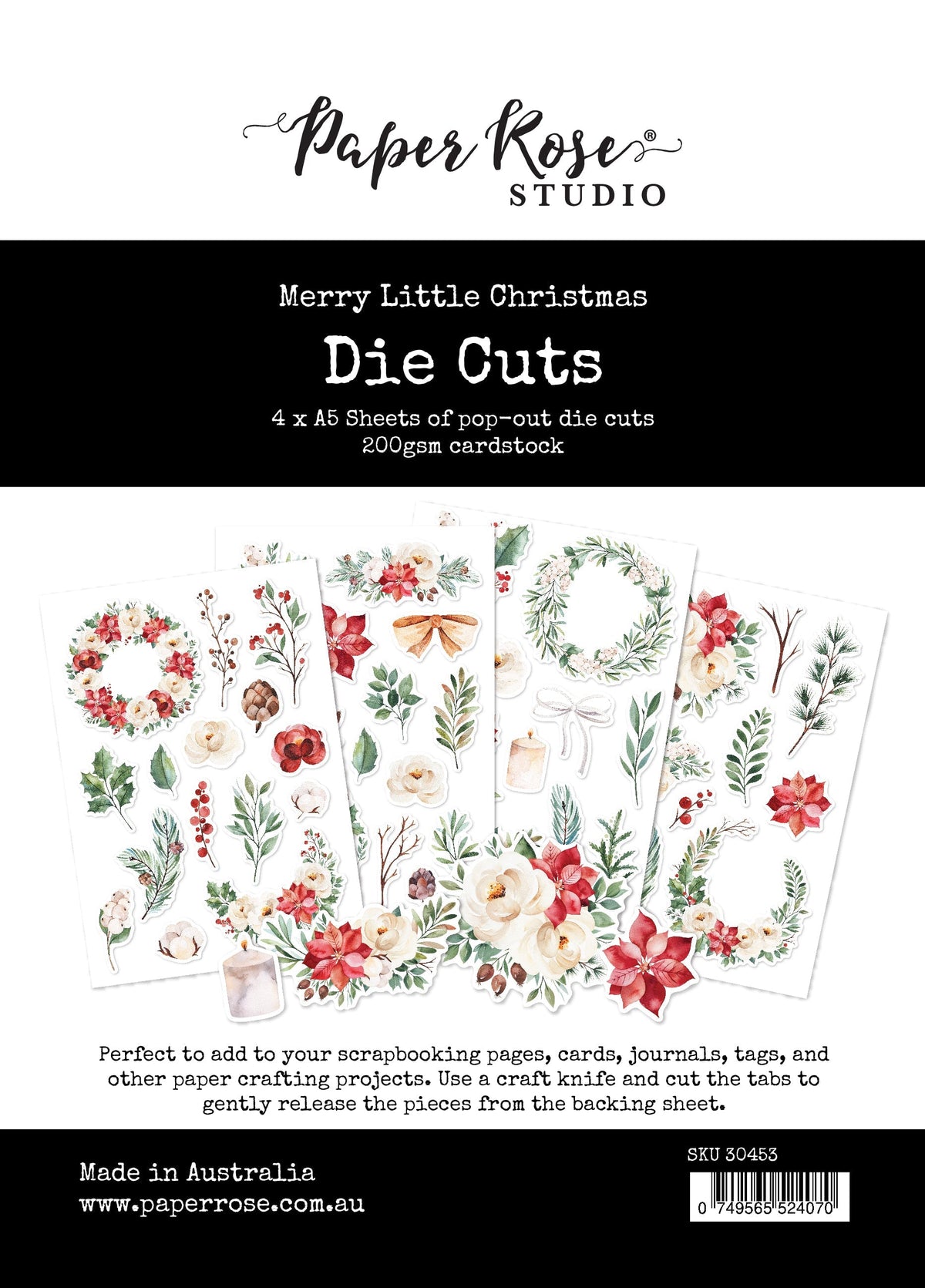 Merry Little Christmas Die Cuts 30453