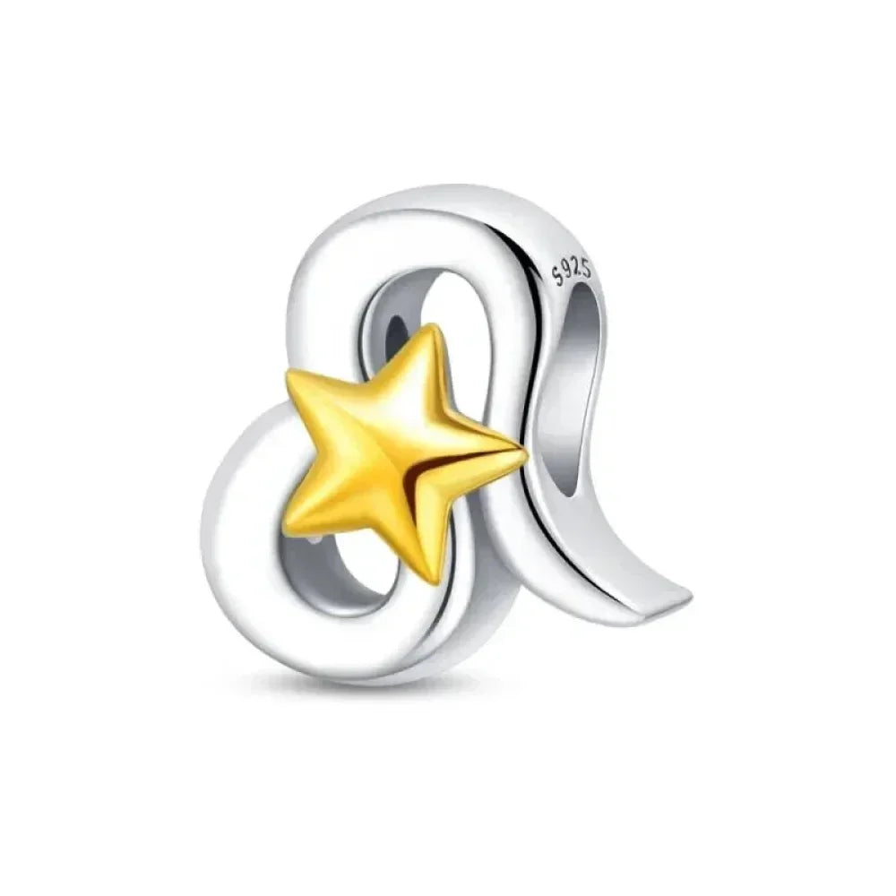 Delicate 925 Silver Zodiac Charm: Personalize Your Bracelet With Your Constellation