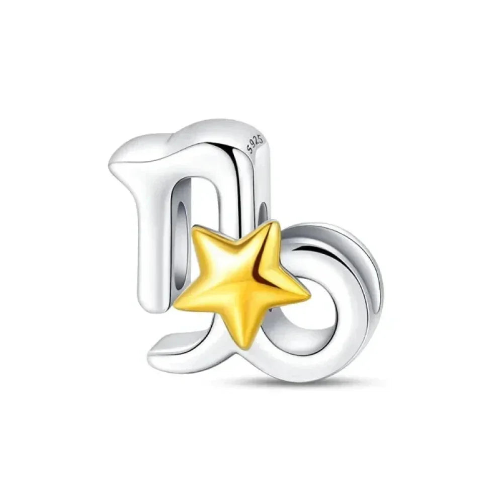 Delicate 925 Silver Zodiac Charm: Personalize Your Bracelet With Your Constellation