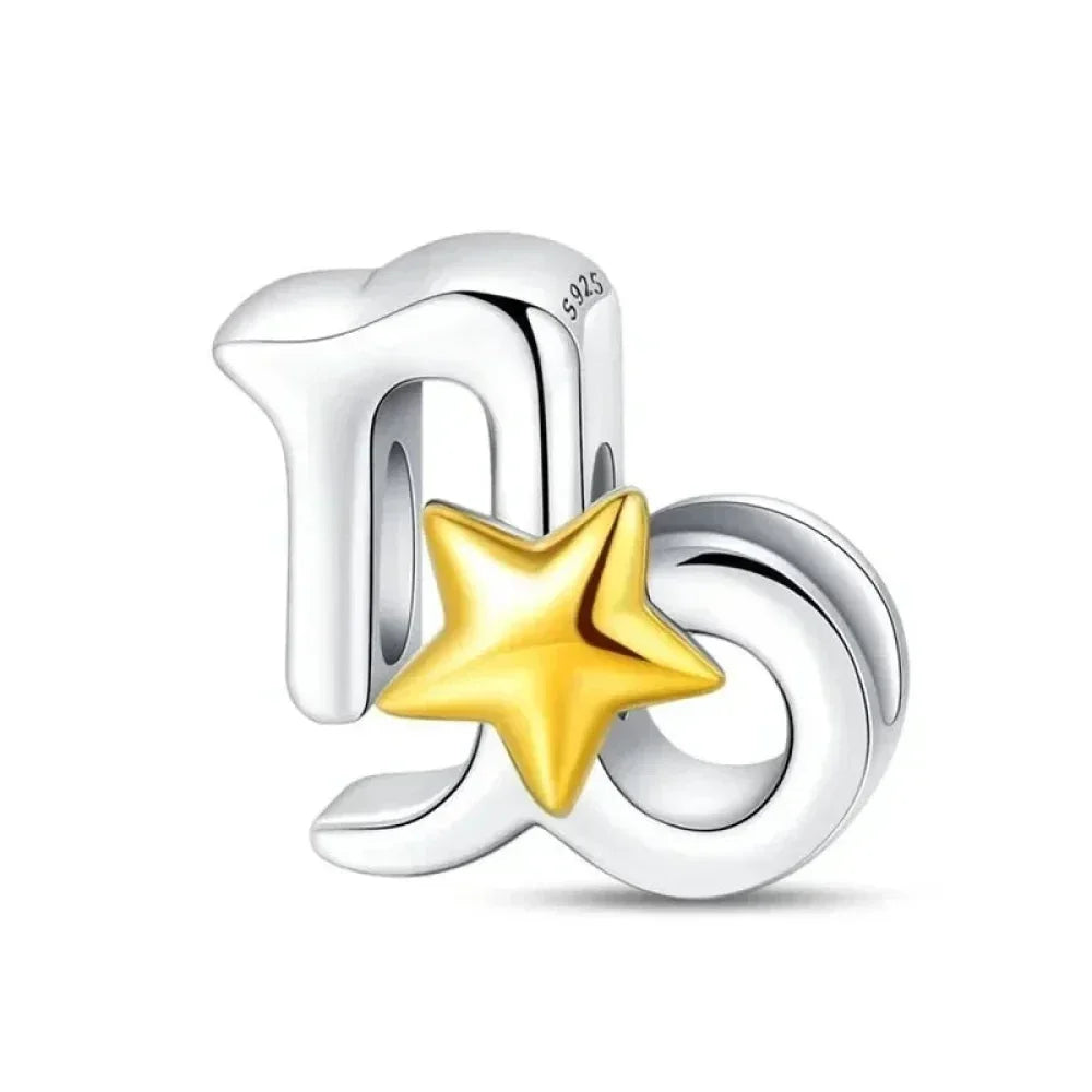 Delicate 925 Silver Zodiac Charm: Personalize Your Bracelet With Your Constellation