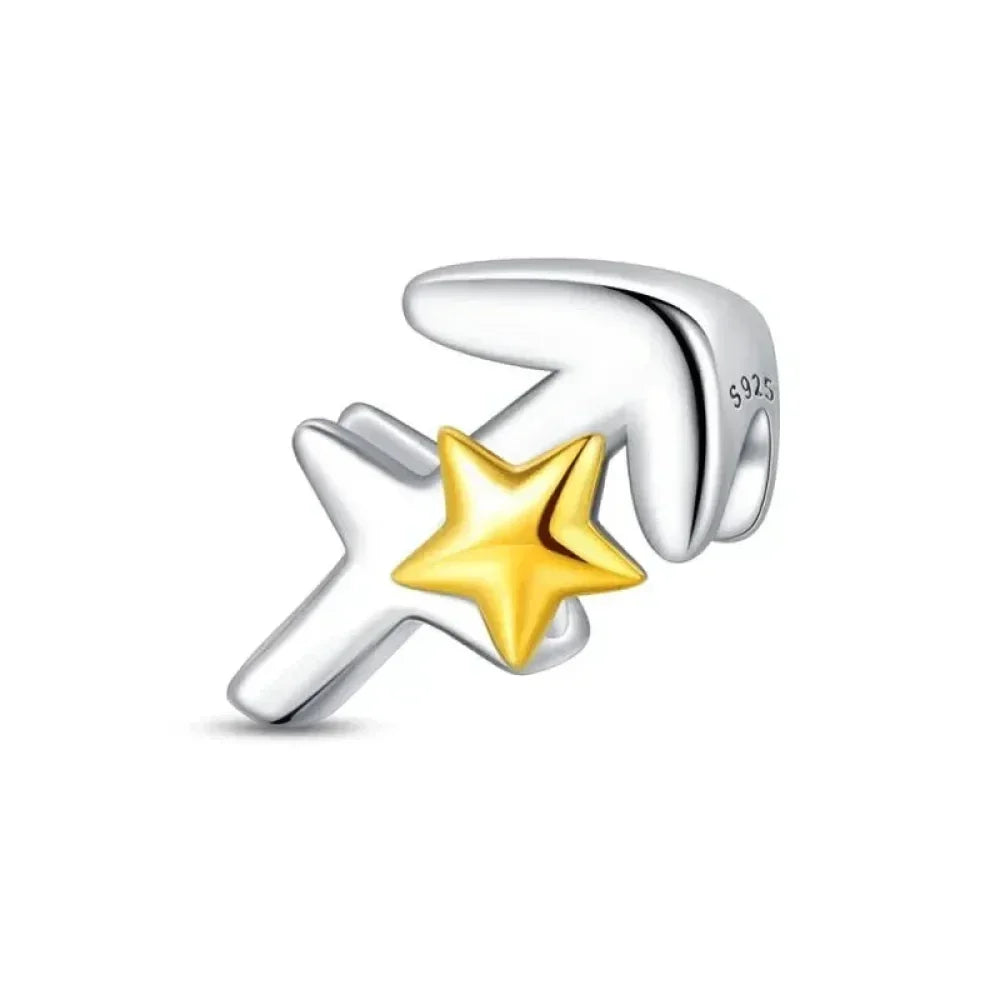 Delicate 925 Silver Zodiac Charm: Personalize Your Bracelet With Your Constellation