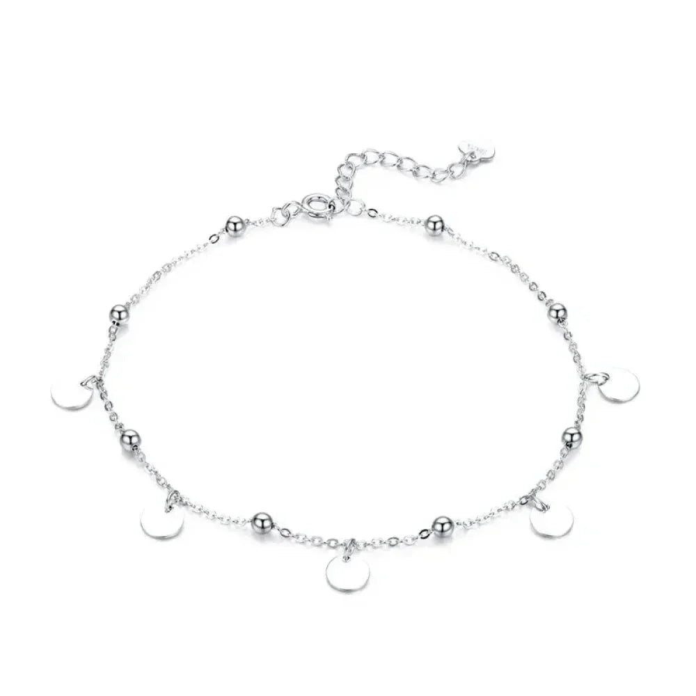 The Modern Geometric 925 Sterling Silver Anklet