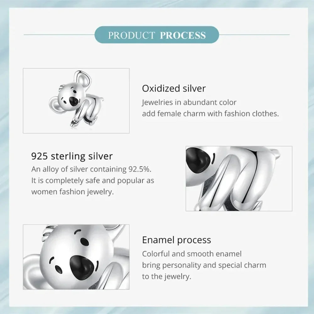 Genuine 925 Sterling Silver Pet Dog Charm For Bracelet - Poodle Dachshund Pendant