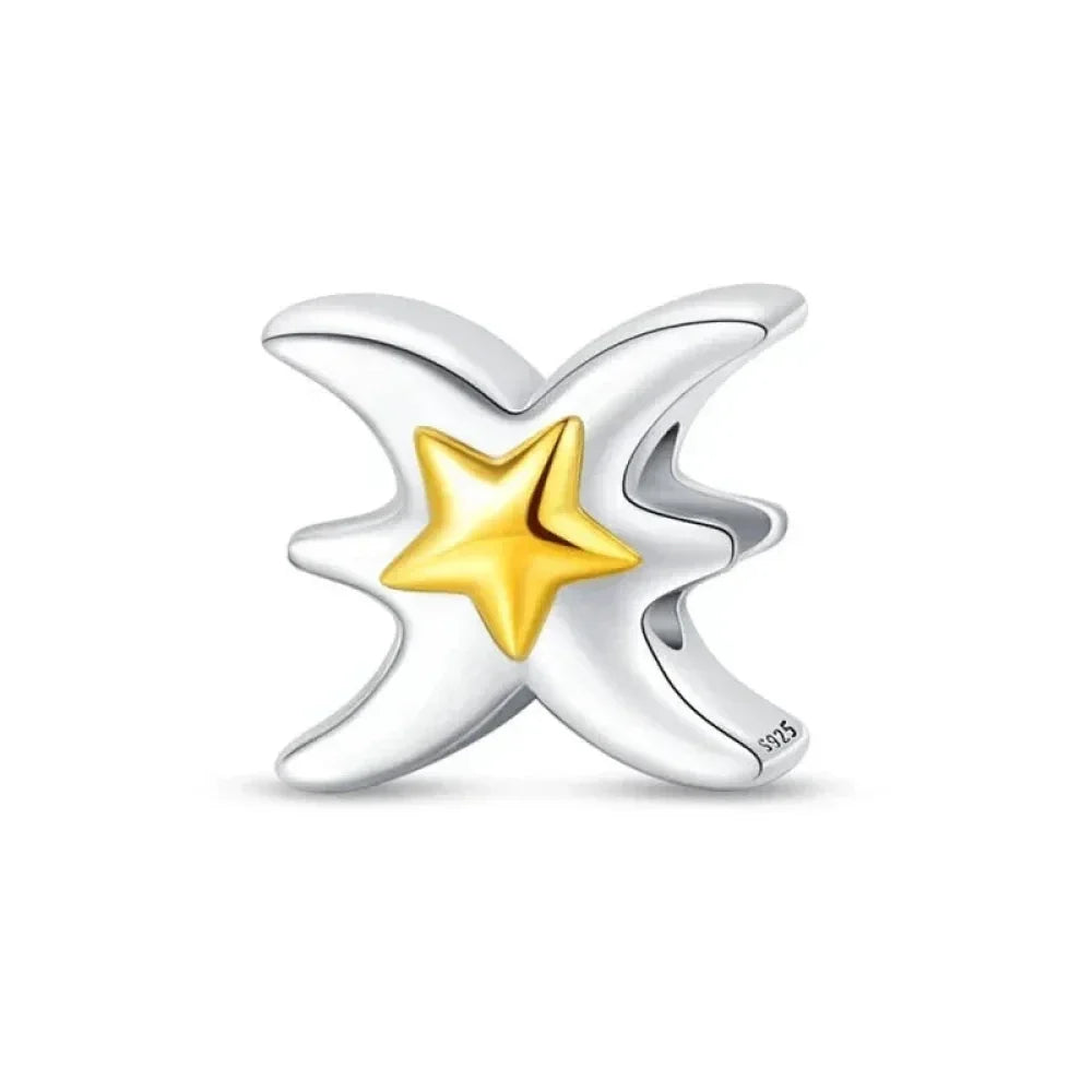 Delicate 925 Silver Zodiac Charm: Personalize Your Bracelet With Your Constellation