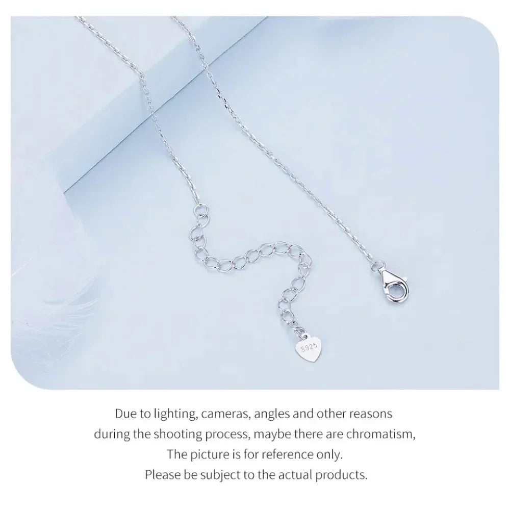 925 Sterling Silver Double-layer Tassel Butterfly Pendant Necklace for Women - Elegant Fine jewelry