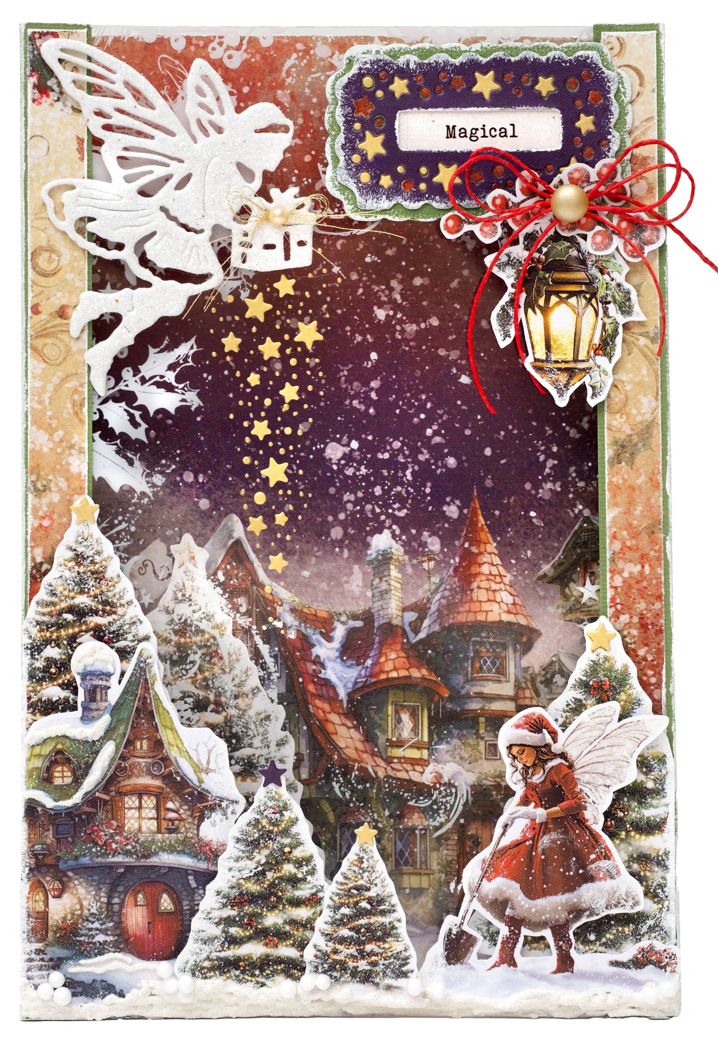 SL Die-Cut Paper Pad Fairy Christmas Essentials 20 Sheets