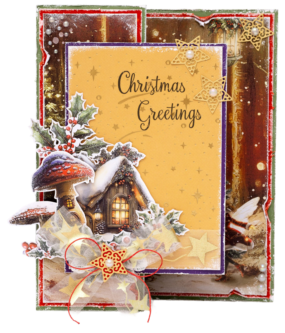 SL Die-Cut Paper Pad Fairy Christmas Essentials 20 Sheets