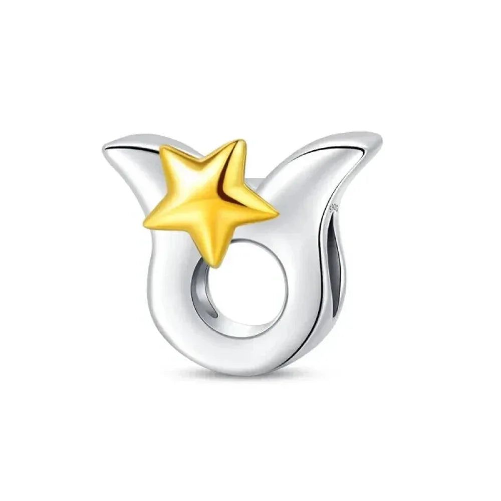 Delicate 925 Silver Zodiac Charm: Personalize Your Bracelet With Your Constellation