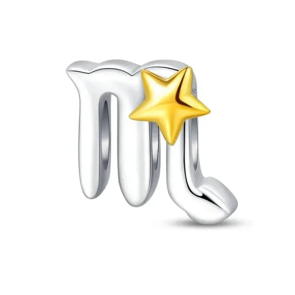 Delicate 925 Silver Zodiac Charm: Personalize Your Bracelet With Your Constellation