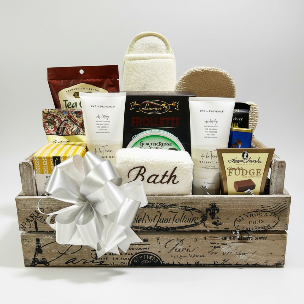 Naturally Unscented Bath | Gift Basket