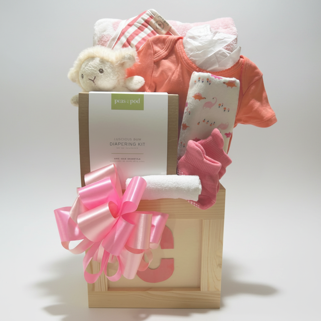 Hello Baby Girl | Gift Basket