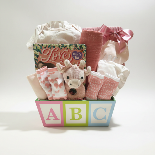 ABC Baby Girl | Gift Basket