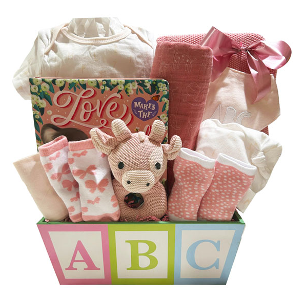 ABC Baby Girl | Gift Basket