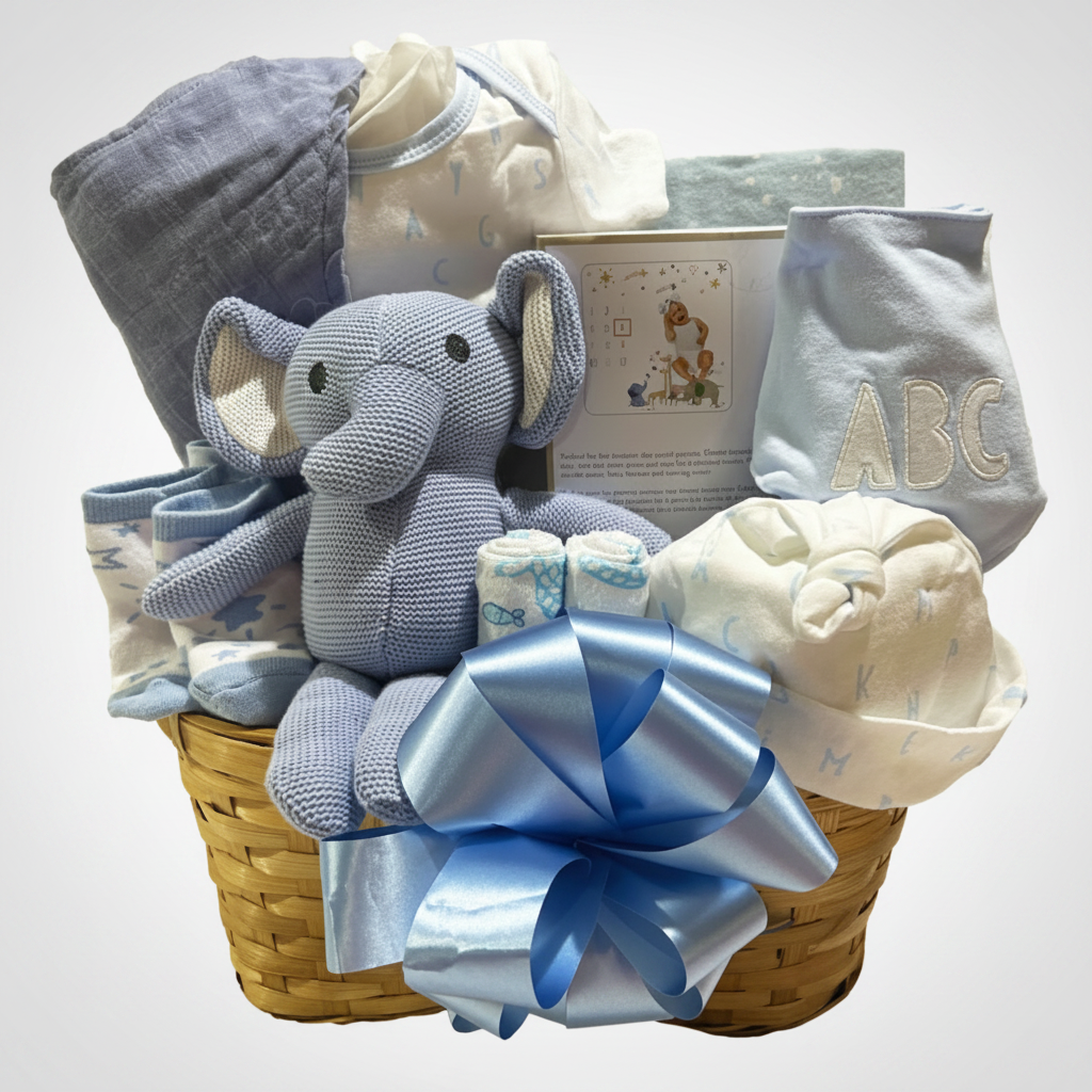 Newborn Baby Boy | Gift Basket