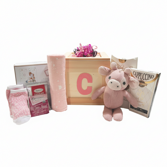 Baby Girl Things with Storage Box  | Gift Basket