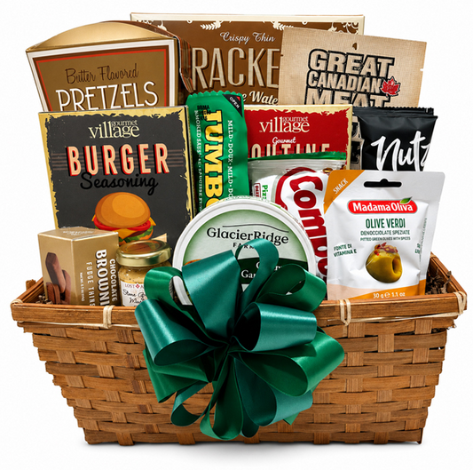 Men's BBQ & Snacks Gift Basket