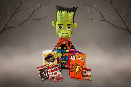 Halloween Treat Box with Balloon | Gift Basket