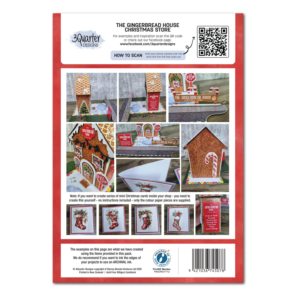 3Quarter Designs Lane Village - The Gingerbread House Christmas Store