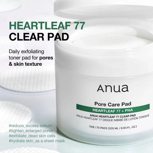 Anua Heartleaf 77% Toner Pad 150ml / 70pads