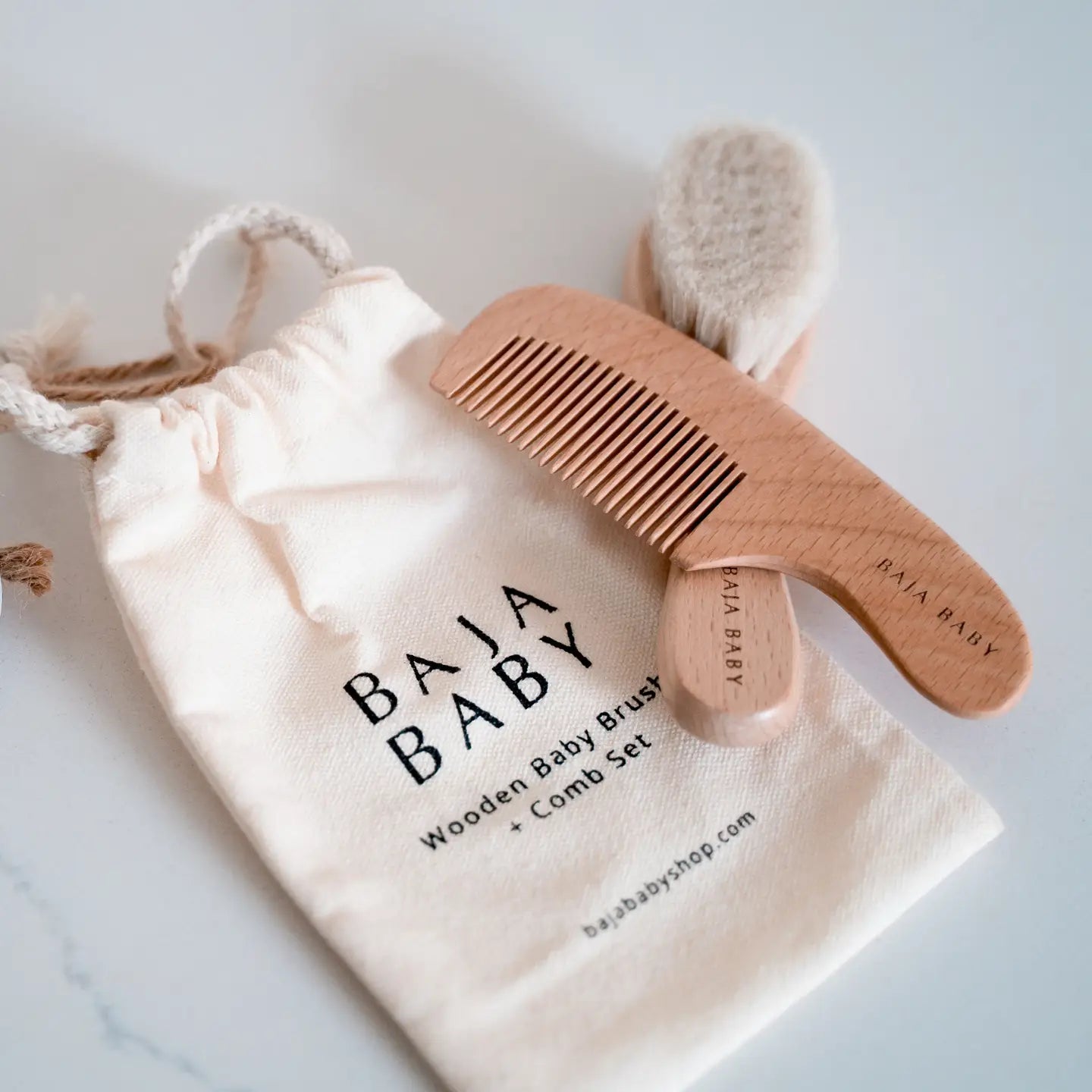 Wooden Brush & Comb Set | BAJA BABY