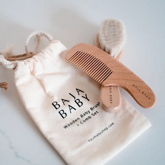 Wooden Brush & Comb Set | BAJA BABY