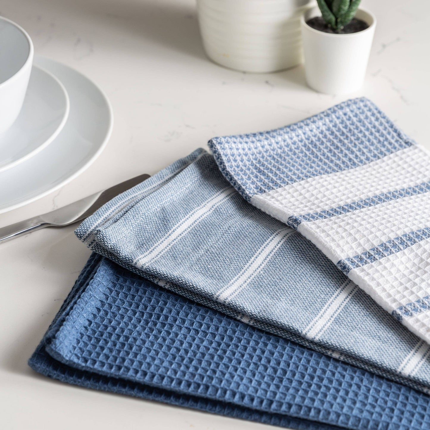 Fabstyles - Fabstyles Fouta Kitchen Towel - Set of 3