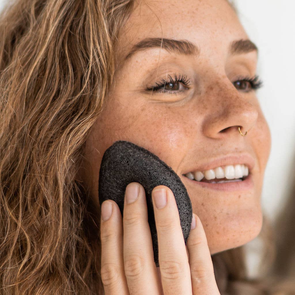 BKIND - Konjac Facial Sponge - Bamboo Charcoal