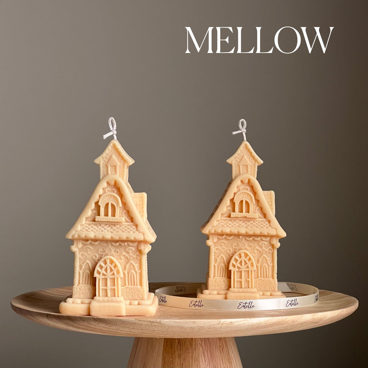 Large House Candle: Hand-Poured Soy Wax Sculptural Candle